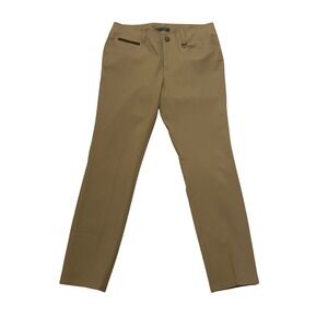 Lauren Ralph Lauren Women's Khaki Straight-Leg Trousers
